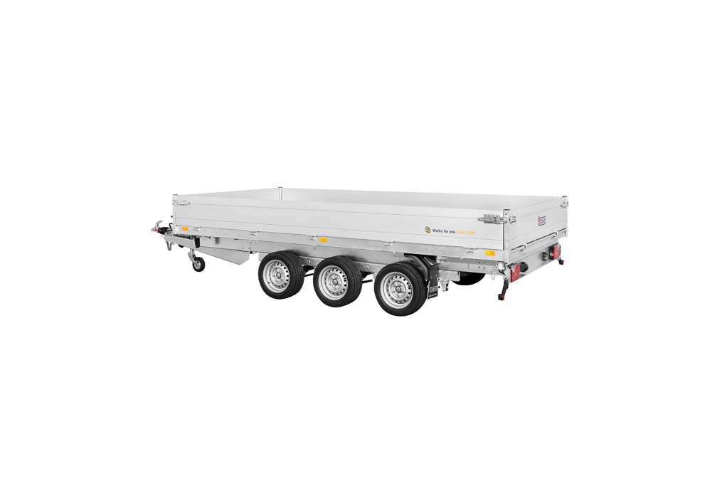 Remorque benne K140620435003BE - 3500 kg (406x204) Triple - SARIS