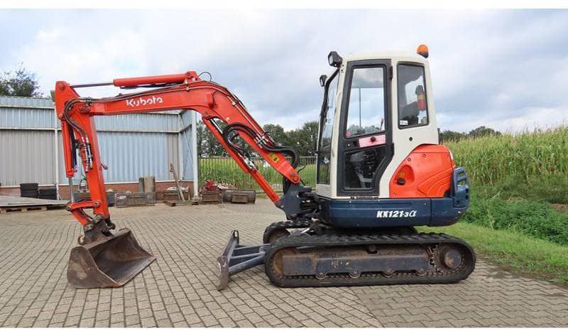 Mini Pelle Kubota KX121-3a d'Occasion – 2011 – 4607 Heures
