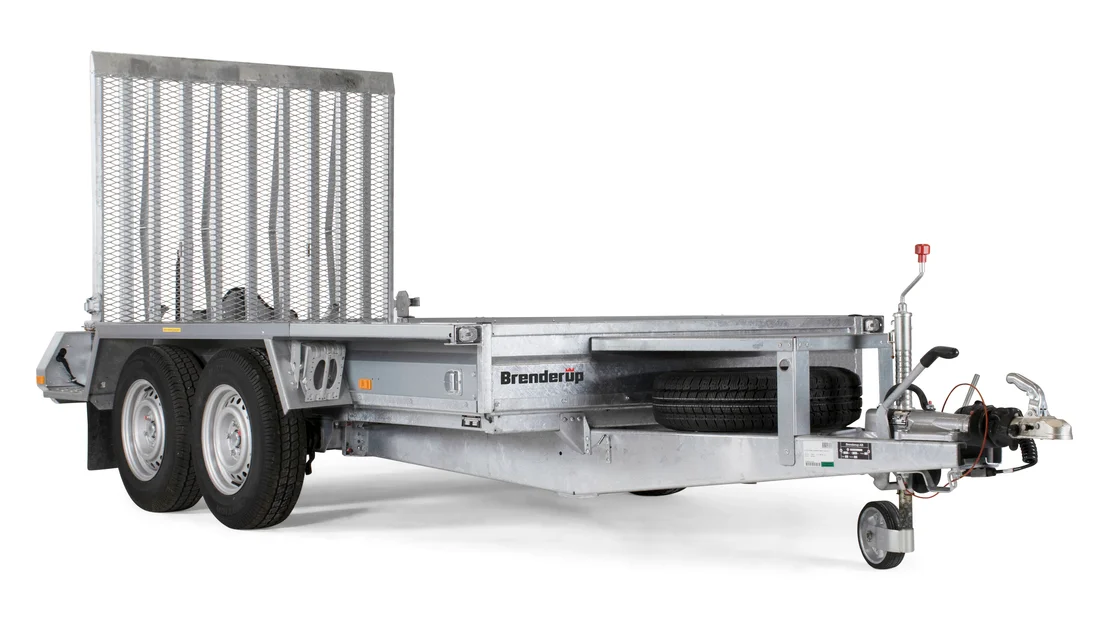 3.08 m x 1.52 m 2700 kg porte engin brenderup