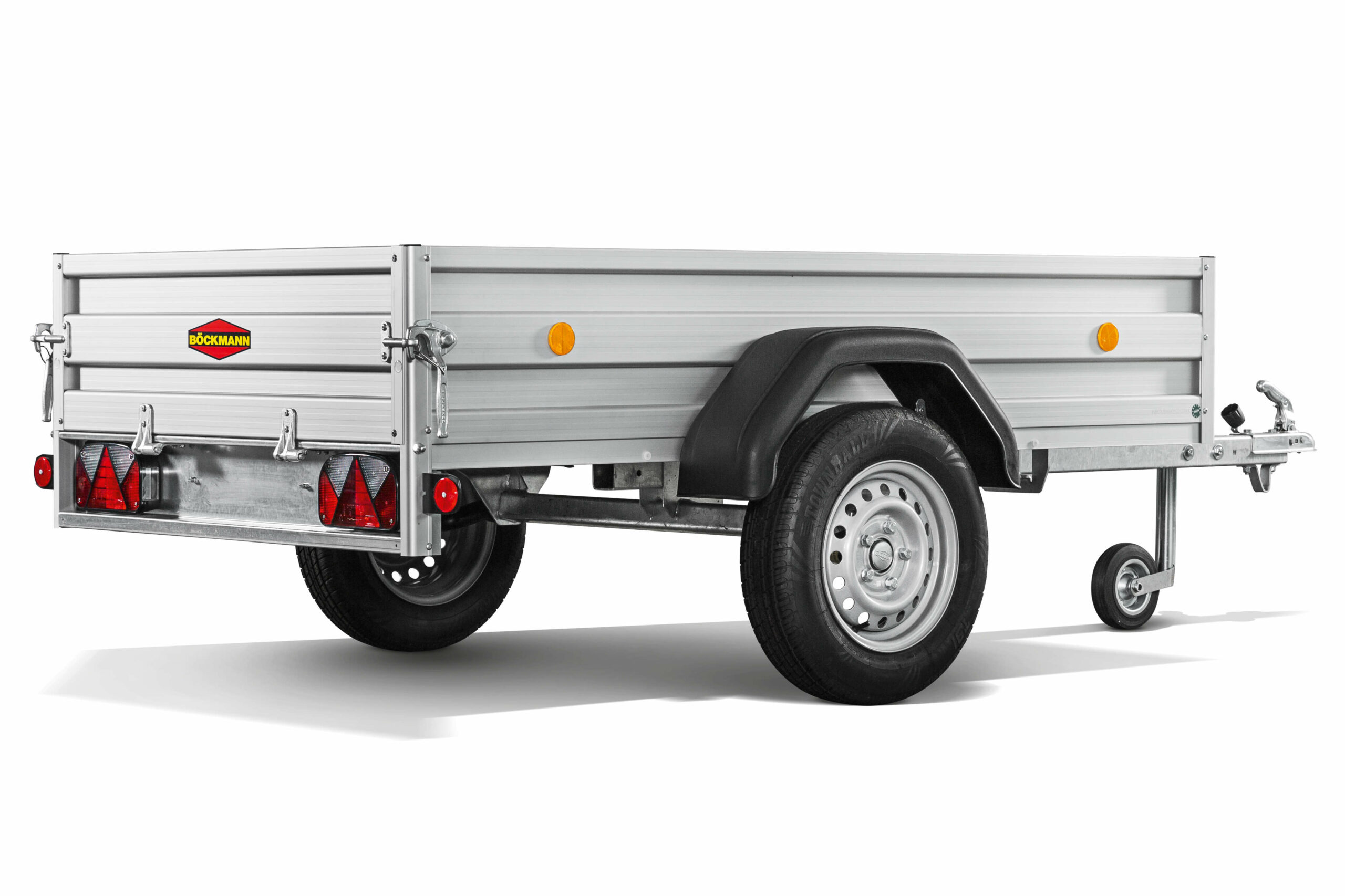 Remorque en alu freinée 2m10 / 1350kg